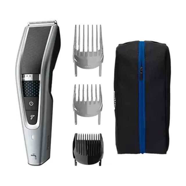 Philips Hairclipper Series 5000 Washable Hair Clippers with 4 accessories (HC5630/13)