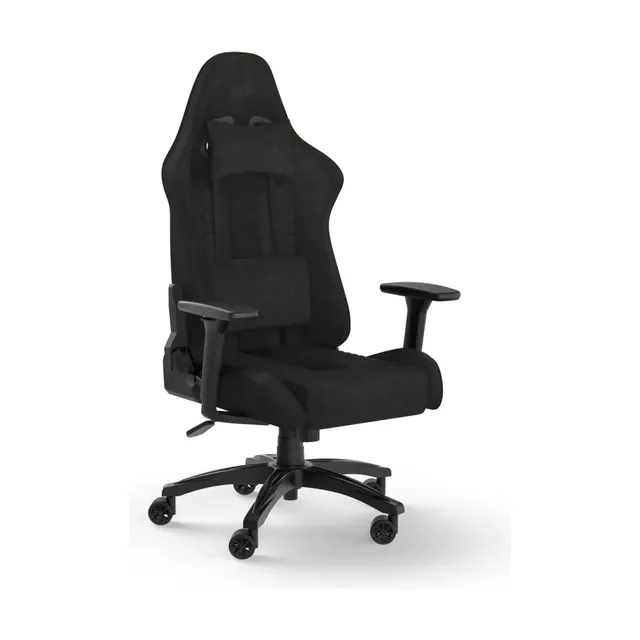 Corsair TC100 Relaxed Gaming Chair, Fabric Black/Black (CF-9010051-UK)