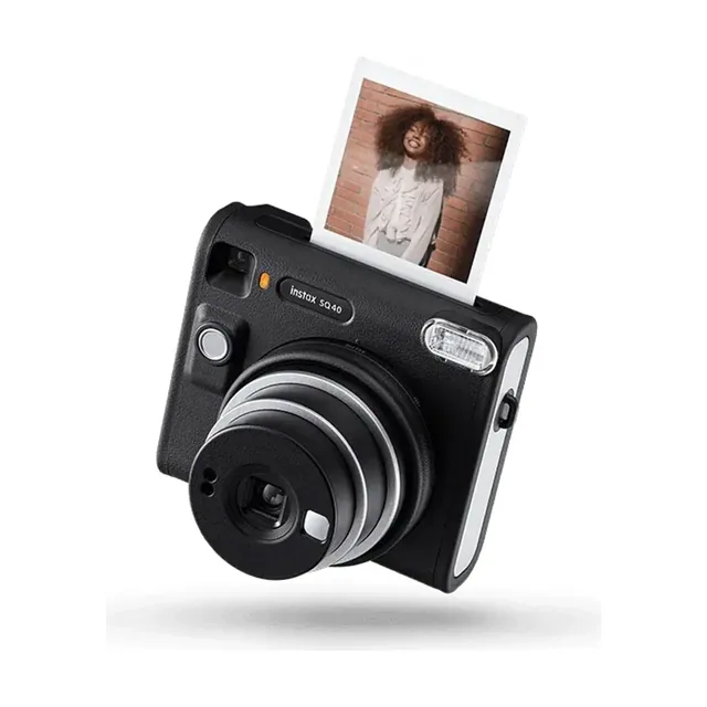 Fujifilm instax SQUARE SQ40 Instant Camera, Black