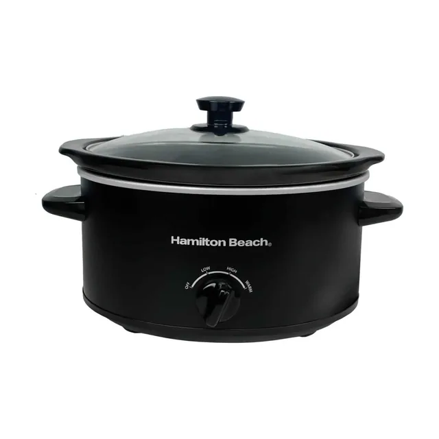 Hamilton Beach The Comfort Cook 3.5L Slow Cooker, Black (HBSC040B)