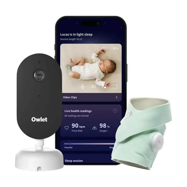 Owlet Dream Duo 3 Smart Baby Monitor (Dream Sock + 2K camera)