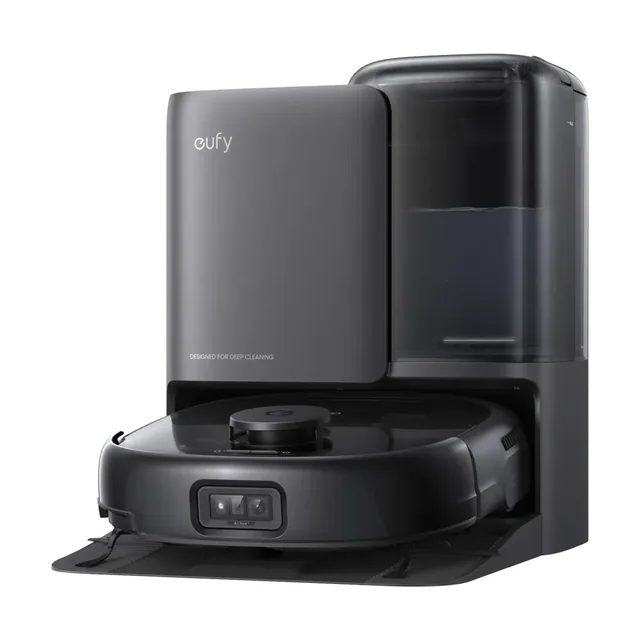 eufy Omni E25 Robot Vacuum & Mop with All-in-One Station (Black)